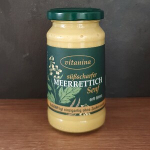 Süßscharfer MEERRETTICH Senf im Glas - 200ml